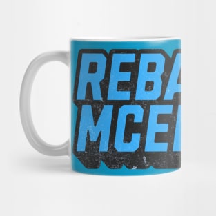 Reba Under Blue Mug